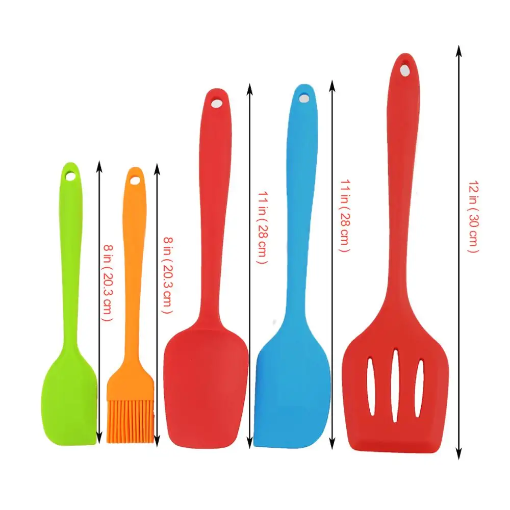 Popular Durable Cooking Silicone Spatula With A Long Handle,Baking