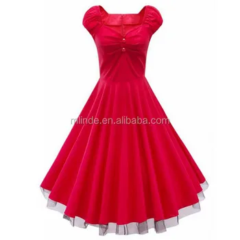 red and black dress design