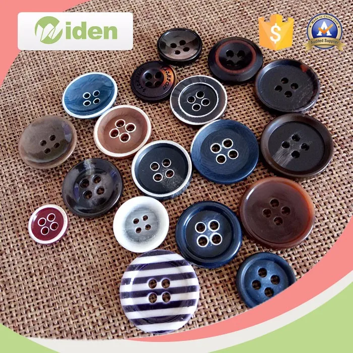 Resin Decorative Engraved Buttons Wholesale