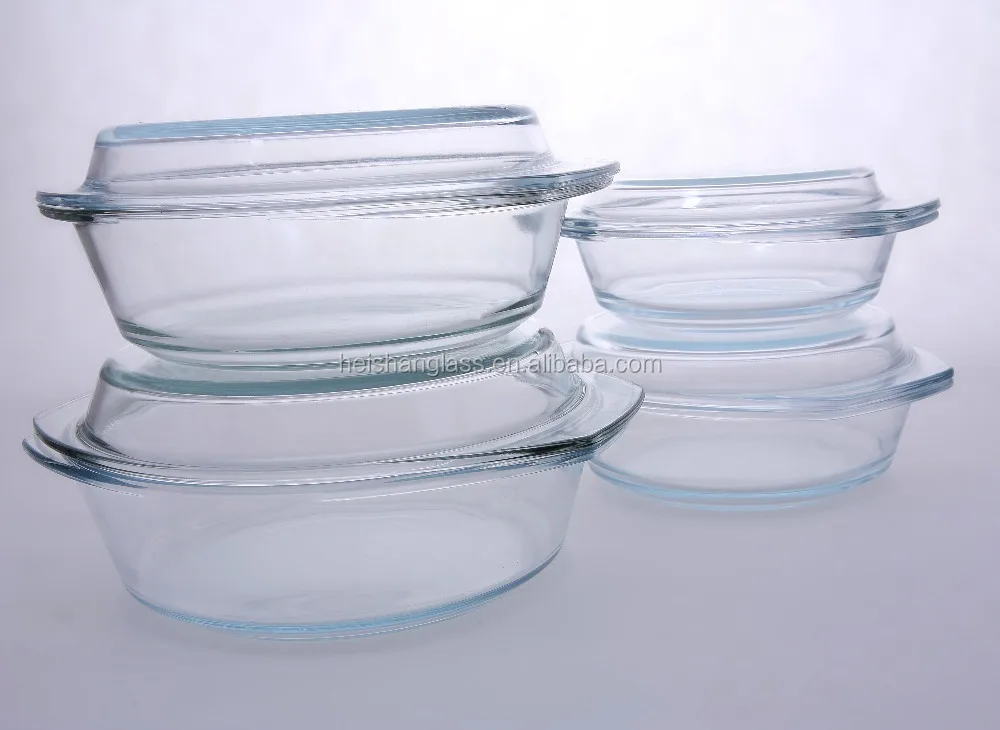 
Hot Sale Eco-friendly 1.0lL Round Borosilicate Glass Casserole for Kitchen Cooking Manufacturer Wholesale 
