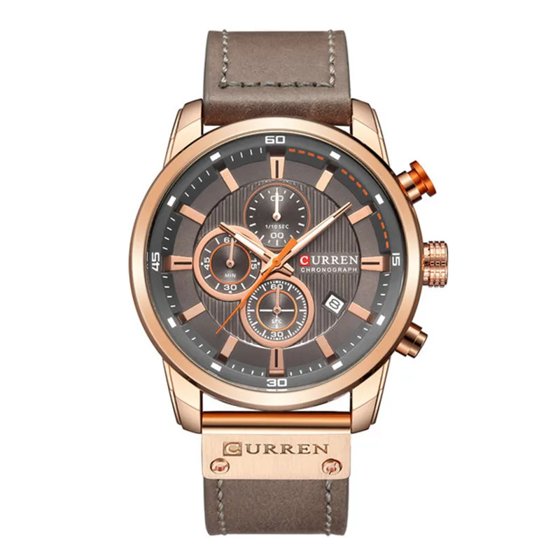 

CURREN 8291 Luxury Casual Men Watches Military Sports Male Wristwatch Date quartz Clock Chronograph Saat Relojes