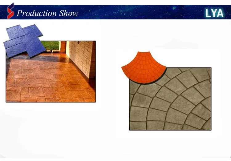 Rubber Stamp Stamped Concrete Mats Molds For Flooring India Buy