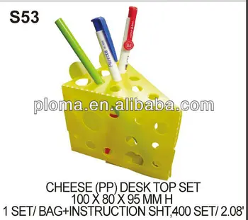 Kid Diy Model S53 Cheese Pp Desk Top Set Buy Decorative