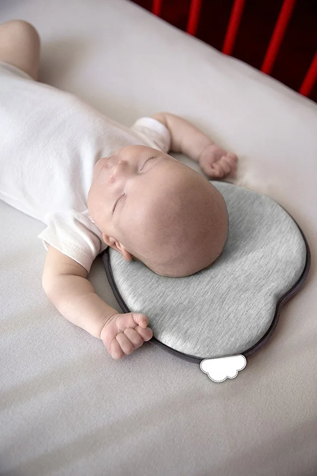 Organic Cotton Newborn Sleep Head Protection Shaping Memory Foam Pillow Flat Head Baby Pillow