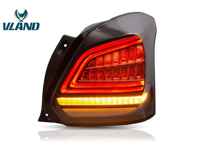 Vland Factory Car Taillights For Suzuki Swift 2017-2019 LED DRL Tail Light For Swift 2019 Full-LED Sequential Signal Taillight