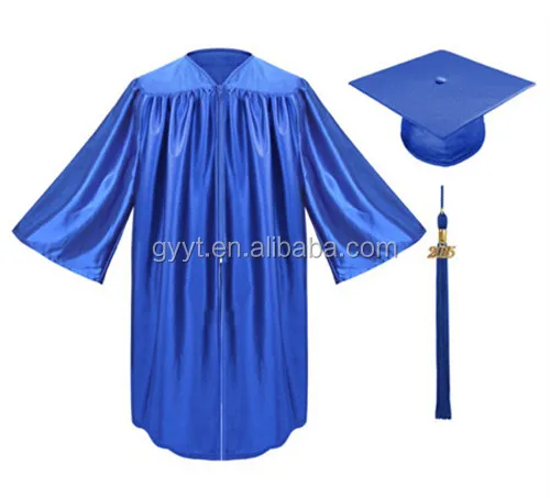 

Unisex kindergarten Small Size Shiny Graduation Gown, Customized