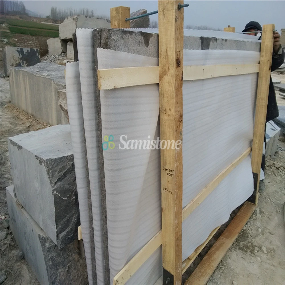 Samistone Blue Limestone Slab Natural Bluestone Slabs for Outdoor