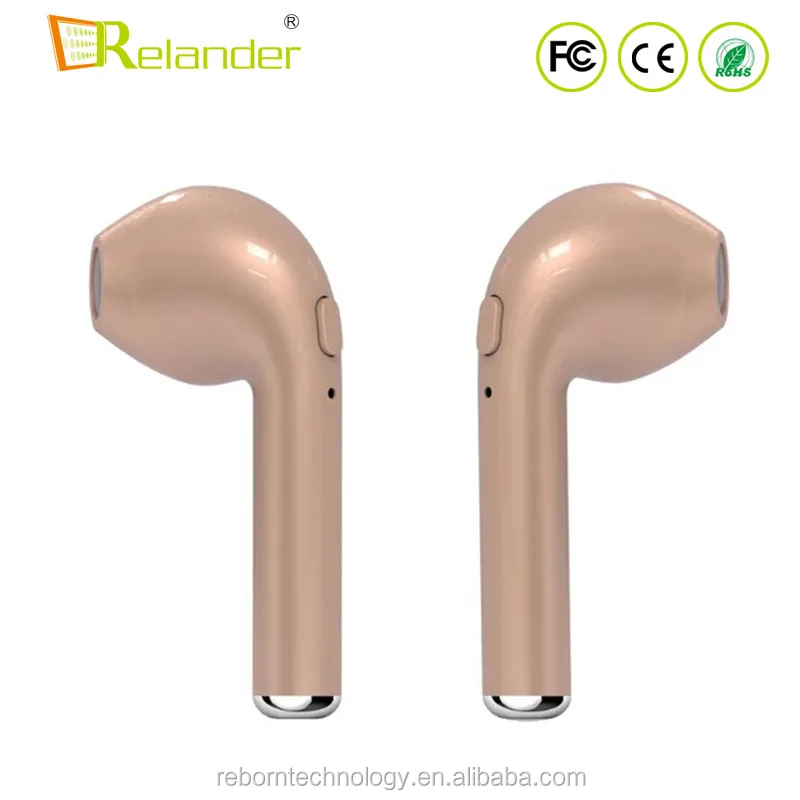 

USA Europe Free Shipping Colorful i7 Twins TWS Wireless Bluetooth Earbud Headphone for iPhone