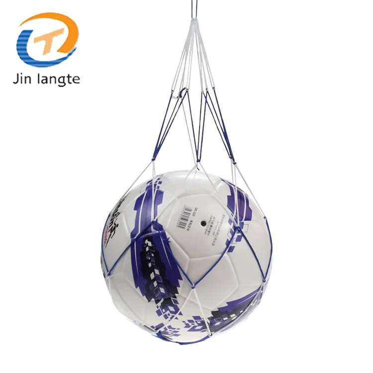 JUNGEN Basketball Carry Net Soccer Mesh Bag Football Bag Ball Storage Bag for Volleyball 5-pack 