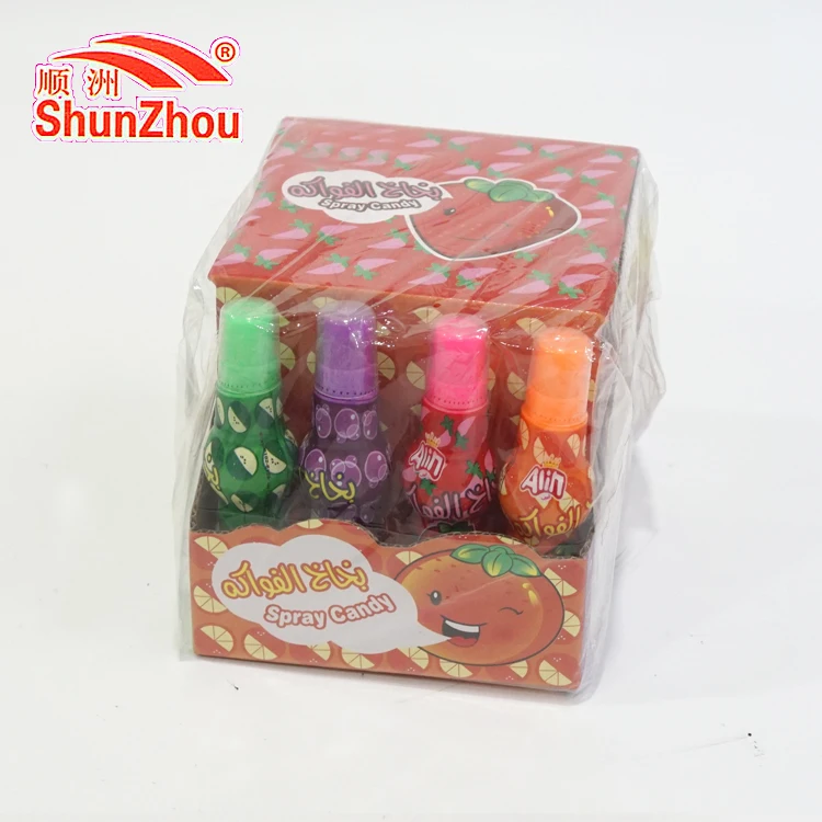 
25ml gourd shape fruity sour spray candy 