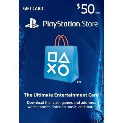 

US Service PSN 50 US Dollar Recharge Card US Store PS4 PS Vita Gift Card US, N/a