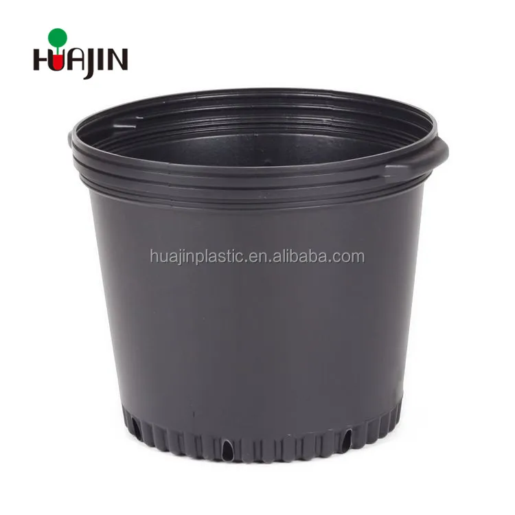 

round plant outdoor plastic pot for nursery, By customized