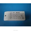 Constant Voltage 12V 6W/12W/15W/18W/20W/30W/50W/60W/80W Plastic Case LED Driver with laser print label