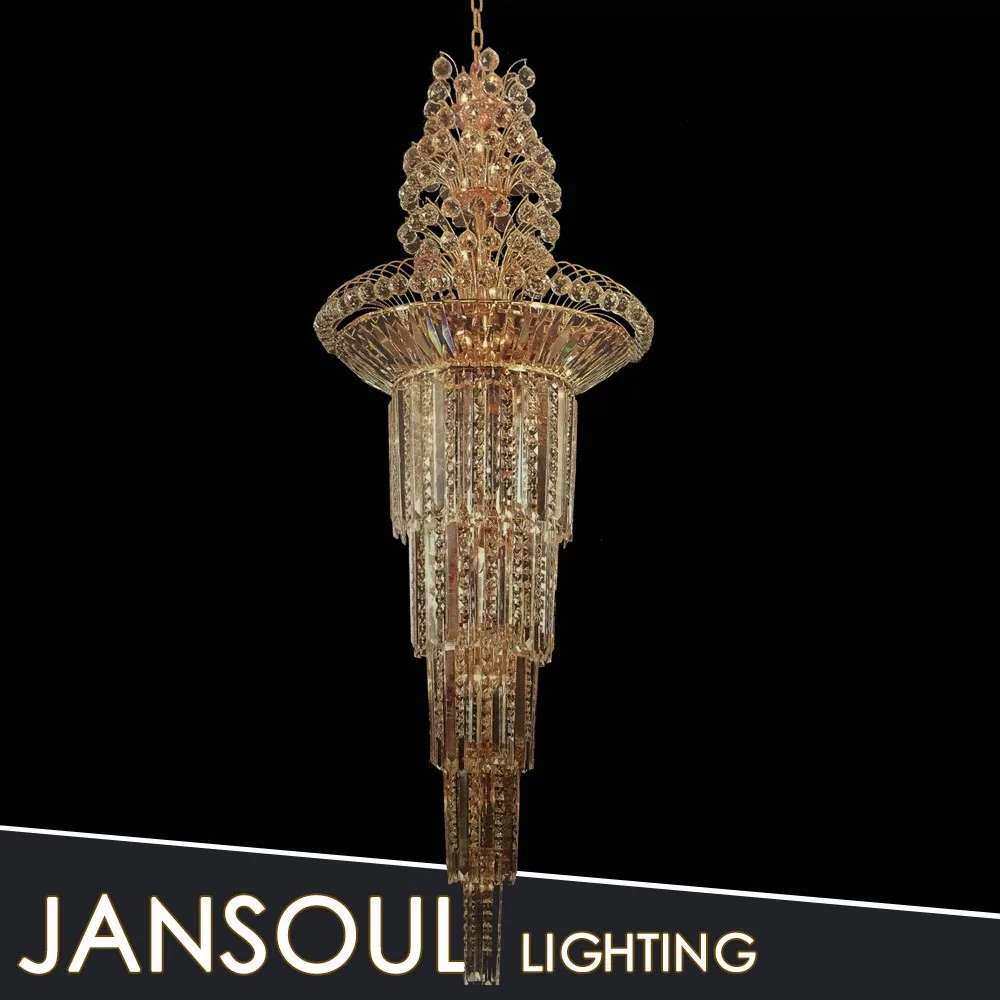 Classic hallway crystal pendent light fittings for restaurant