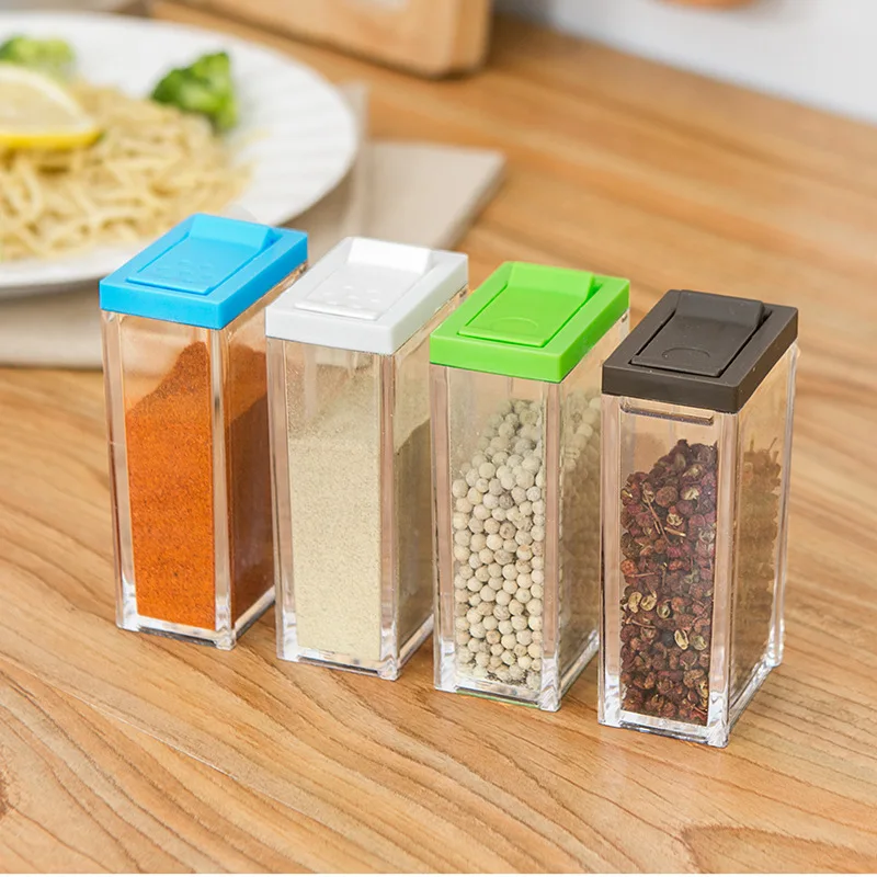 Clear Rectangular Plastic Spice Jars With Lid Buy Spice Jars,Plastic