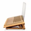 Portable Adjustable manufacture bamboo laptop desk stand