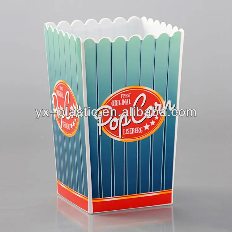 Popcorn Packing Plastic Box