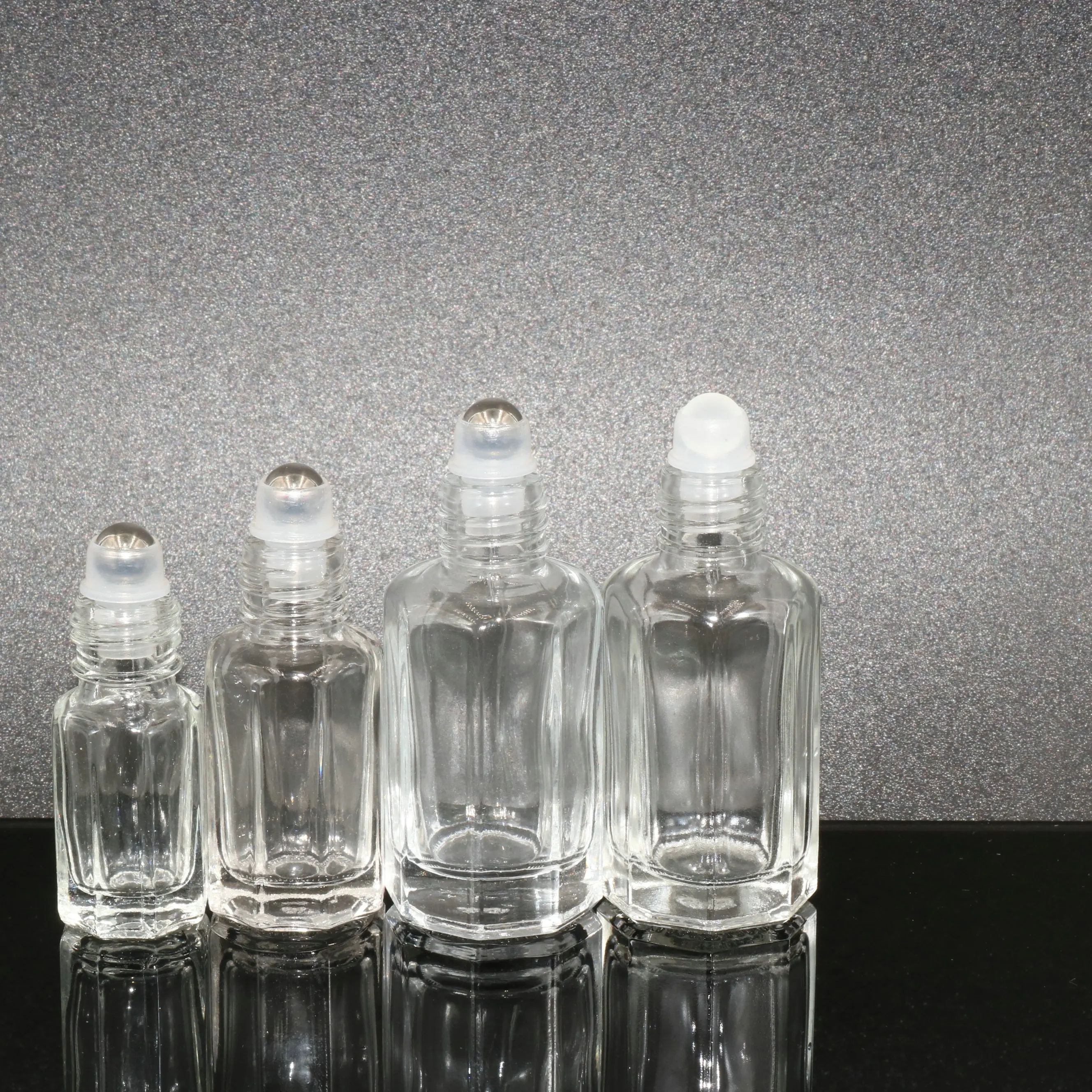 空八角形 attar 香水玻璃 3毫升 6毫升 12毫升卷上瓶