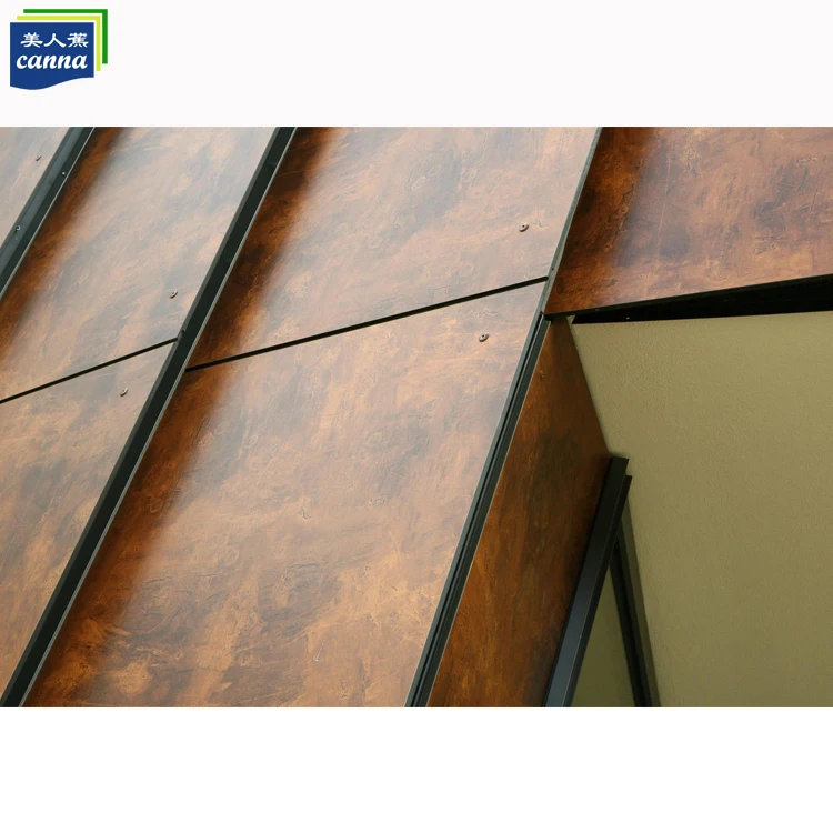 
eco friendly material wall cladding artificial wood interior wall cladding hpl building facade  (62010055313)