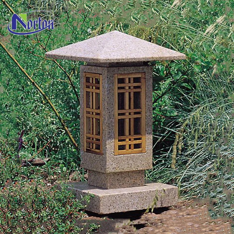 Modern Classic Carving Garden Decoration Granite Chinese Stone Lantern
