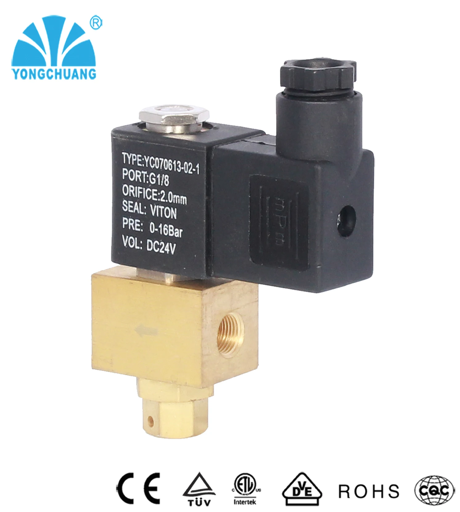 12v 24v 12 Volt Electric Adjustable Flow Diesel Fuel Cut Shut Off