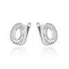 90730 Xuping stud earrings gem ear ring,glass inlayed Square diamond earrings online Wholesale sales promotion model