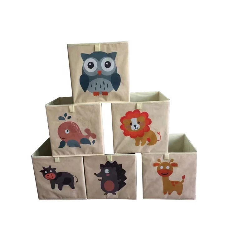 

Foldable polyester animal waterproof toy storage box bins, Check
