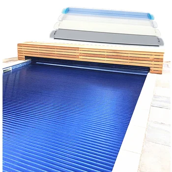 Inground Pool Cover Roller,Automatic Retractable Pool Cover Reel Slat