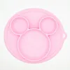 Mickey Face Silicone Baby Placemat Kids Feeding Food Dishes/ Bowl