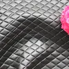 Diamond pattern velvet polyurethane fabric wholesale pu artificial leather for wallet materials