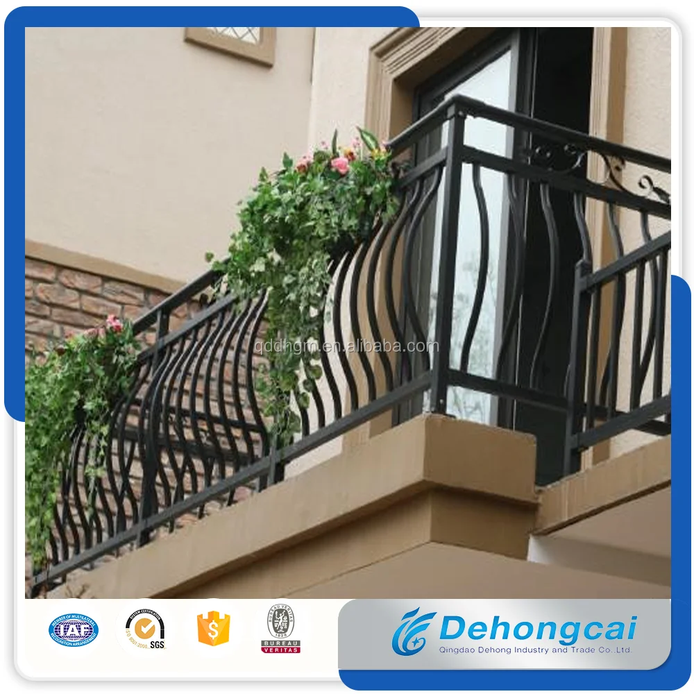 Smeedijzeren balkon balustrade/smeedijzer leuning balustrade ...