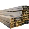 high quality rectangular steel tube en10219 carbon square steel pipe ms rectangular welded black steel tubes