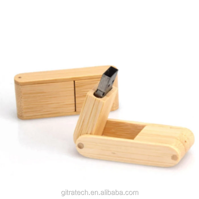 

Promotional Wooden Material Swivel Logo 4GB 8GB Flash Drive Usb
