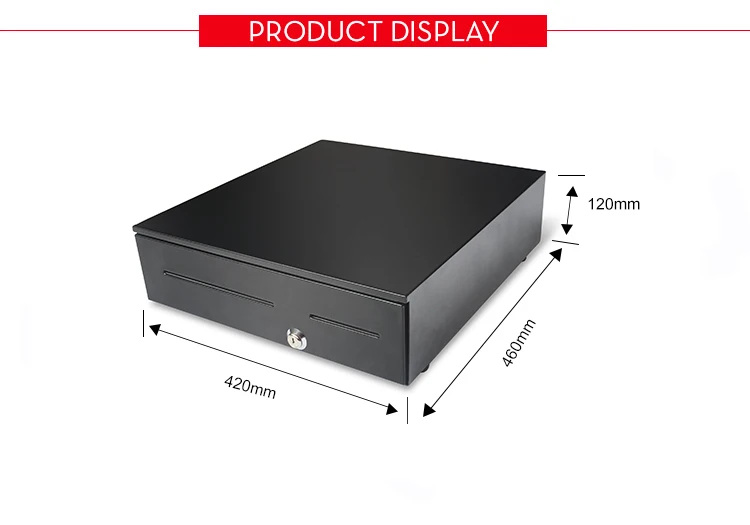 Factory Price Metal Electronics Cash Register Drawer Safe With Key