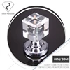 Square CLEAR crystal entry door handles pull for home decor