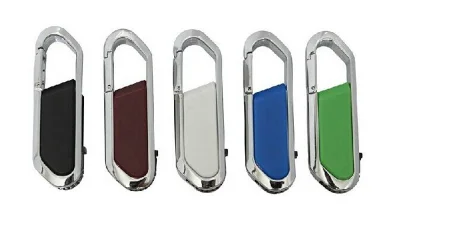 Custom Engrave Logo Metal Swivel Flash Usb Carabiner Usb Key For Outdoor Climbing - ANKUX.COM