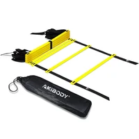 

movable portable sports soccer football training adjustable speed agility ladder set