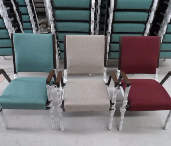 Steel Stacking And Interlocking Metal Church Chair With Arm Buy