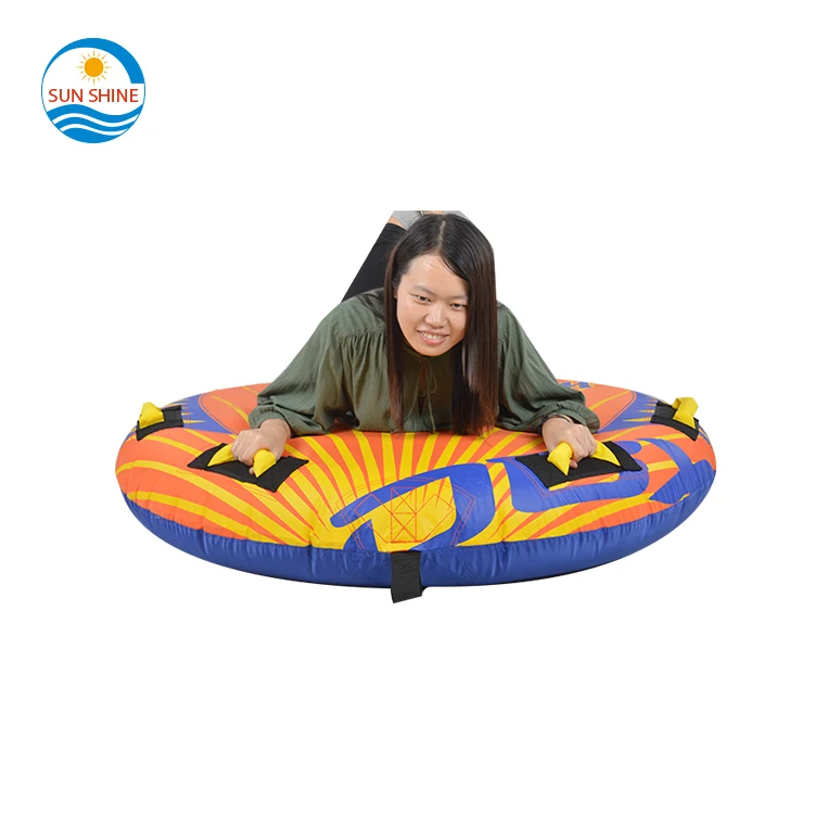 

Verified Supplier Crazy Flying 2 seater Water Ski Tube Inflatable Towable Tube 1-2 riders For Boating Water Sport
