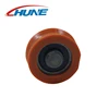 HUNE U0720-6 POM Black-2 V Groove Plastic Pulley Wheel With Screw