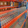 Wide variety channel steel wire mesh decking for pallet racking