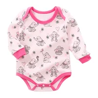 

Baby Bodysuits Cute Cartoon wholesale Baby Clothing elephant print Baby rompers