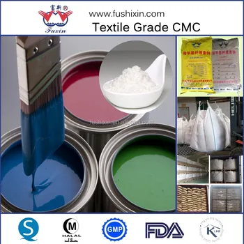 Many uses CMC / sodium carboxymethyl cellulose