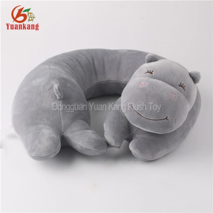 hippo neck pillow