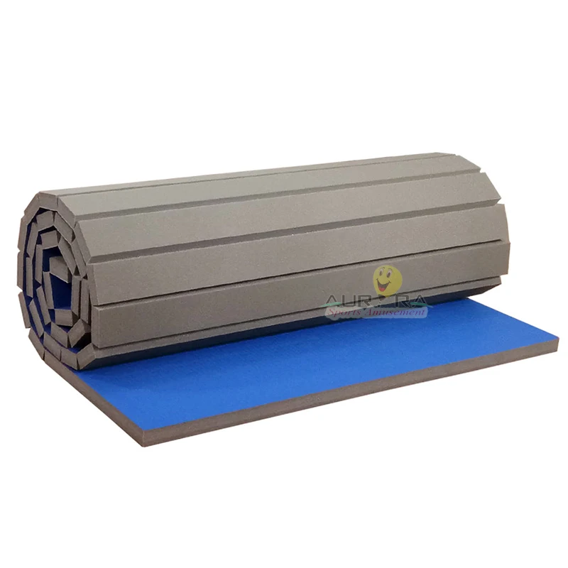 carpet bond foam mat Durable flexi roll mat for cheerleading gymnastic flooring flexi connect mat
