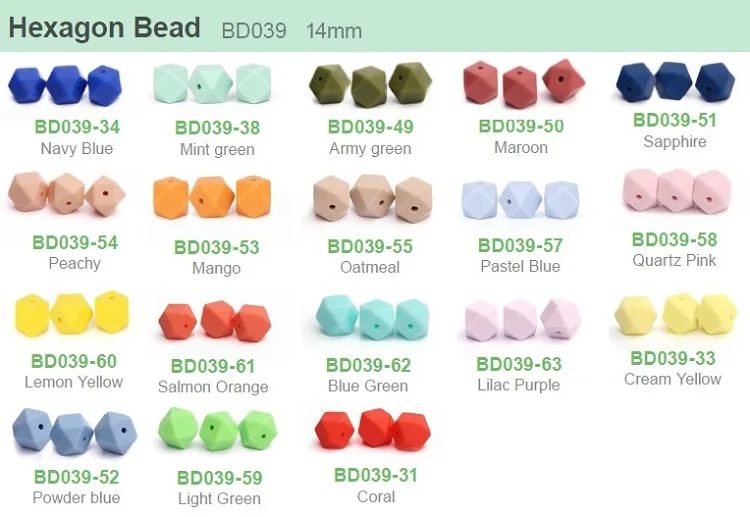 Factory For Sale Nontoxic Food Grade Soft Silicone Teething Bead Buy