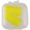 High quality PU foam ear plug with plastic box case