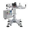 Automatic Lipstick Labeler/ Labeling machine on side and bottom of the product