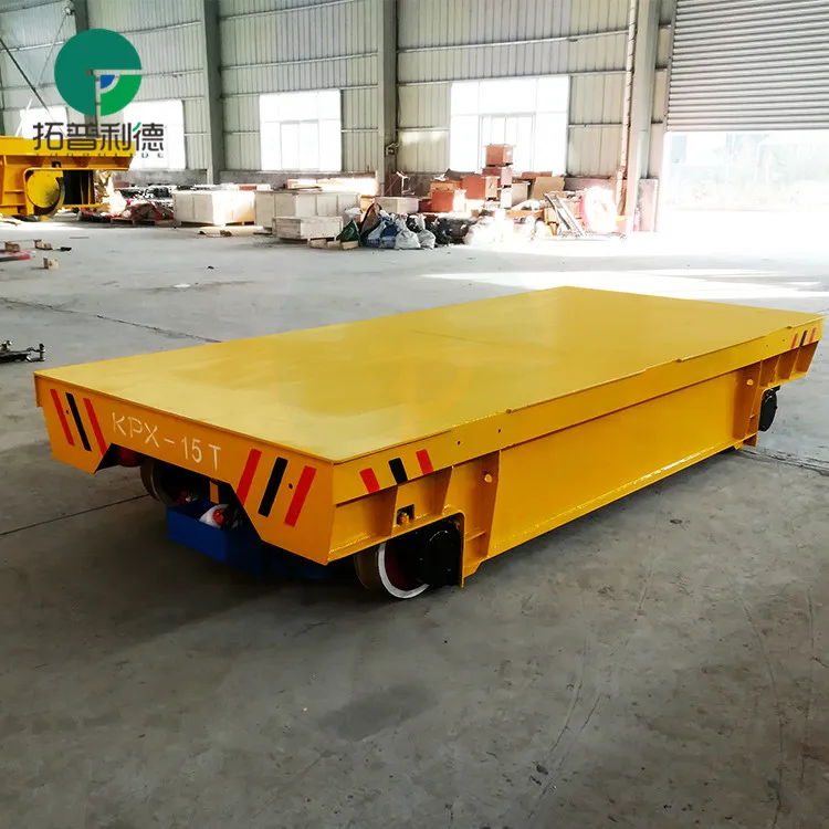 15t Battery Operated Automatic Self Propelled Transfer Cart On Rail ...