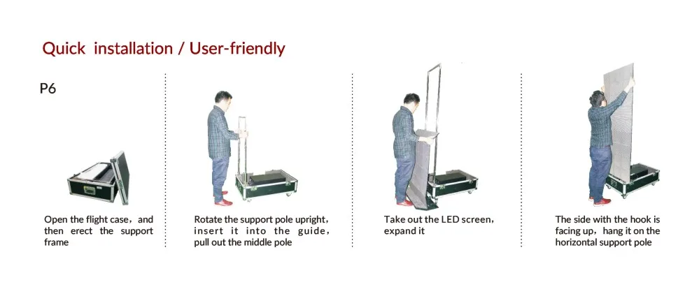 Outdoor & Indoor P10 P8 P6 P5 P4 P3 Novastar Wireless control flexible led module G-energy Kinglight Wedding scene LED screen